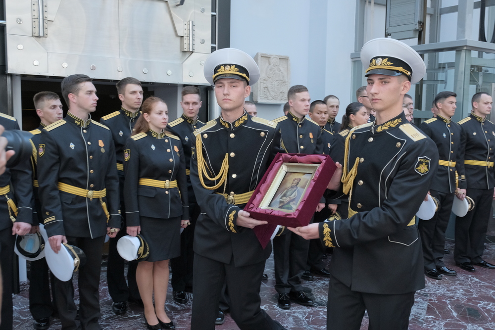 Торжественная церемония дарения иконы экипажу АПЛ «Александр Невский»