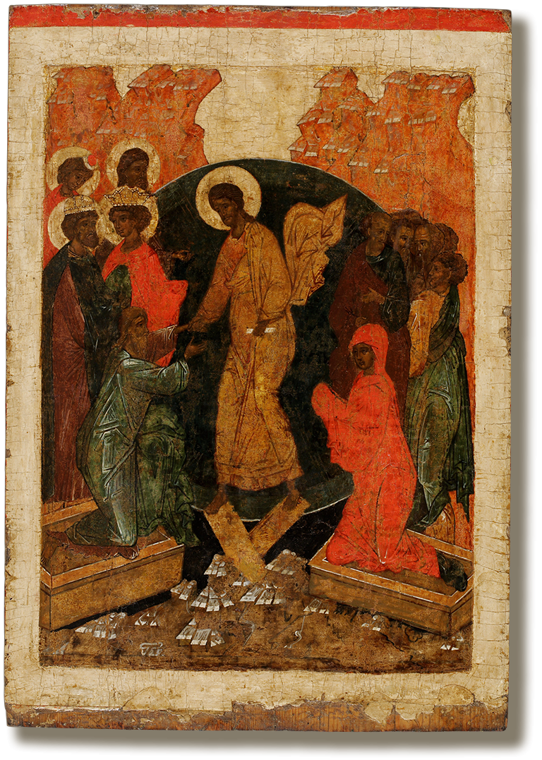 Воскресение – Сошествие во ад, из праздничного чина иконостаса